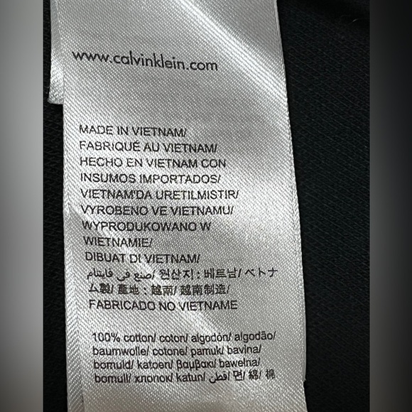 Calvin Klein Black Polo Shirt - Body Fit - Men’s Size L - Picture 7 of 10